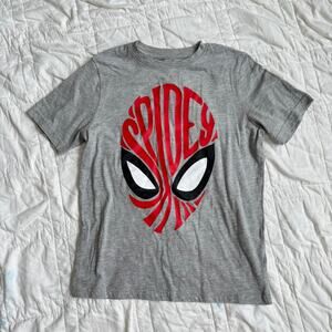 Gray spider man graphic tee youth sz 10 short sleeve summer casual